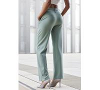 Homewearhose LASCANA, Damen, Gr. 48/50, N-Gr, grün (mint), Obermaterial: 70% Viskose, 25% Polyamid, 5% Elasthan, unifarben, Basic, Hosen, in weich fließendem Material, Loungewear (30972961-48) mint