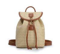 HomKuch Frauen Geweben Stroh Rucksack Trendy Tagessack Reisen Strandurlaub Sommer Tasche