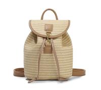 HomKuch Frauen Geweben Stroh Rucksack Trendy Tagessack Reisen Strandurlaub Sommer Tasche