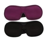 HOMOCONO 2stücke Augenmaske für Schlaf Memory-augenabdeckung Einfacher Augenschutz Schlafmaske Elastische Bänder Geeignet für Reisen Camping Büro und Drinnen