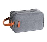 HOMOCONO Kulturbeutel für Männer Reisegröße mit Henkel aus Polyester Großer Fassungsvermögen Kompakte Reisetasche für Toilettenartikel Praktischer Organizer für Unterwegs