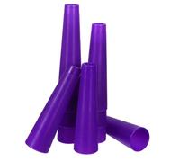 Homoyoyo 10 Stück Kunststoff Garnspulen Konische PVC Fadenspulen für Stricken und Sticken Tapered Wollwickler Bobbins für Garnaufbewahrung und DIY Handarbeit