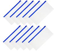 Homoyoyo 10 Stück Transparente Federmäppchen Klein mit Reißverschluss Leichtes Kunststoff Etui für Schüler Büro und Kreative Outdoor Aktivitäten