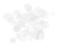 Homoyoyo 100 Stück Teiliges Silikon Ohrringpolster Flexible Ohrclips Polster für Hängende Ohren Sicherer Halt Leichtes Komfortables Material Vielseitig für DIY und Ersatz Verhindert