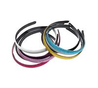 Homoyoyo 10stücke Stirnband Glitzer Für Damen Glänzendes Haarband Aus Kunststoff in Bonbonfarben Haarreif Für Alltag Und Festlichkeiten