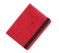 Homoyoyo 1stück RFID Damen Holder Multifunktionale Pu Leder Geldtasche Rot Diebstahlsicher Ultra Dünn Für Reisen Büro Und Alltag Perfektes Für Frauen