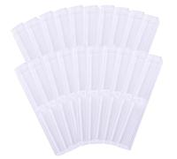 Homoyoyo 20 Stück Transparentes Kunststoff Stiftetui 15,5x2,5x2,5cm Stift Aufbewahrungsbox Einzelner Federmäppchen Organizer Für Büro Und Schule