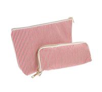 Homoyoyo 2stücke Make-up-Reisetasche mit Großem Fassungsvermögen Tragbare Kosmetiktasche für Damen Aufbewahrungstasche für Schminkartikel und Alltagsgegenstände Robust und Abriebfest