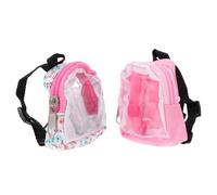 Homoyoyo 2stücke Miniatur Rucksack Modelle Dekorativ Mini Rucksäcke Haus Deko Puppe Schreibtisch Accessoires Fotorequisiten