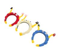 Homoyoyo 3 Stück Pack Spa Haarbänder mit Pilz Motiv Weiche Elastische Make Up Stirnbänder für Damen und Mädchen Zur Gesichtsreinigung und Hautpflege