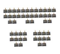 Homoyoyo 5 Sätze Quadratische High Heels Schuhhähne Absatzsohlen Für High Heels Fersenspitzen Zum Reparieren Von Schuhen Tipps Zur Fersenreparatur Pvc Schwarz 5 Paare * 5