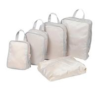 Homoyoyo 5stücke Reiseorganizer Set Aus Kompakten Aufbewahrungstaschen Multifunktionale Kompressionstaschen Für Kleidung Schuhe Und Kosmetika Wasserdichtes Polyester Für Männer Und