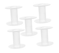 Homoyoyo 5stücke Transparente Kunststoffspulen Mit Einstellbarer Spannung Leere Fadenspulen Für Handwerk Nähzubehör Und Kabelorganisation Robuste Multifunktionsspulen Für Stickerei Und Schn