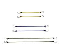 Homoyoyo 6 Stück Outdoor Bungee Seil Elastische Langlebige Camping Wäscheleine und Zelt Schnur aus Robustem Material Multifunktionale Spanngurte für Gepäck und Outdoor Befestigung