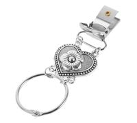 Homoyoyo Gepäckclip-Verschluss Sonnenhut Form Inhaber mit Hüte reisen Handschuhclips Koffer-Hut-Clip Hutbandclips Gepäck-Hut-Clips Rucksack-Hut-Clips Zinklegierung Silver