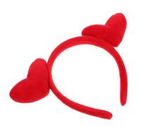 Homoyoyo Herz-stirnband Für Damen Valentinstag Süßes Rotes Herz-design Head Boppers Haarband Für Frauen Hochzeits-party-accessoires Romantische Party-geschenke