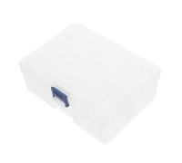 Homoyoyo Kleiner Aufbewahrungsbox 14 Stück Durchsichtiger Kunststoff Organizer für Schmuck Ohrringe Ringe Platzsparende Aufbewahrungsbox mit Deckel für Schublade und Schmuckstücke