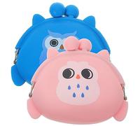 Homoyoyo Mini-eulen-geldbörse - für Frauen und Mädchen Retro-Tasche Silikon-geldbörse 2er-Set Zum Ordnen Von Ohren &