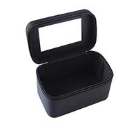 Homoyoyo Portable Schminktasche Mit Großem Spiegel Leichte Modische Kosmetiktasche Für Damen Für Reisen Gym Outdoor Handliche Makeup-Tasche Mit Praktischem Tragegriff Großes Fassungsvermöge