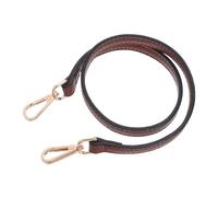 Homoyoyo PU Leder Schulterriemen Braun mit Metall-drehverschluss Kurz Umhängeriemen für Damen und Herren Handtaschen Ersatzriemen Vielseitiger Crossbody Riemen für DIY Taschenprojekte