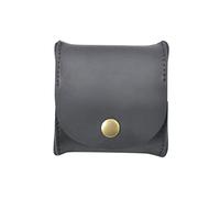 Homoyoyo Retro Leder Schlüsselbörse Mit Münzfach Kleiner Geldbörse Organizer Tasche Leichte Aufbewahrungstasche Für Herren Reise Kleingeld Karten Schwarz