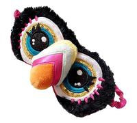 Homoyoyo Schlafmaske Kinder Plüsch Großes Schnabel Vogel Motiv Weich Lichtabdeckend für Reisen Büro Zuhause