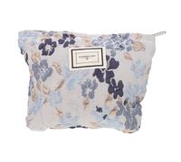 Homoyoyo Tragbare Kosmetiktasche Mit Reißverschluss Floraler Kulturbeutel Aus Polyester Vielseitig Für Reise Make-up Karten Geld Schlüssel Und Tägliche Kleinigkeiten