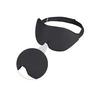 Homoyoyo Verstellbare 3d Schlafmaske aus Memory Schaum Leichte und Atmungsaktive Augenklappe in Schwarz für Zuhause und Meetings Komfortable Schlafbrille für Männer