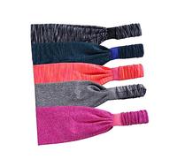 Homoyoyo Yoga Stirnband Für Damen Herren Sport-stirnbänder Aus Atmungsaktivem Material Feuchtigkeitsableitendes Bandana-haarband Unisex-kopftuch Für Laufen Fitness Reisen Hellgrau