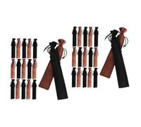 HOMSFOU 2 Sätze Bleistiftbeutelgeschenk Brunnen Party Leinen Einzel Dicke Stifttaschen Stifthaltertaschen Tragbare Stifttaschen Kordelstiftbeutel Samt 20 Stück * 2