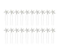 HOMSFOU 20 Stück U förmige Strass Haargabeln Seestern Haarschmuck für Brautfrisur aus Zinklegierung Komfortabel und Elegant für Hochzeiten und Festliche Anlässe