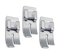 HOMSFOU 3 Stück Teiliges Nähmaschinen zubehör Gerader Nähfuß Langlebig Rostfrei Passend für Anfänger und Professionelle Näher Vielseitiger Nähfüße Ersatz