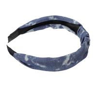 HOMSFOU Jeans Stirnband Damen Knoten Haarband aus Denimstoff Elastisch Einheitsgröße für Party Alltag