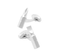 Homxi Manschettenknöpfen Elegant Herren Silber, Schraubenzieher-Form, Kupfer, Manschettenknopf Hochzeit für Herren