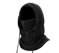 Homyl Samt, Skimaske, Wintermütze, Nackenwärmer, Thermische, Bequeme Kopfbedeckung, Kapuze, Gesichtsmaske für Wandern, Sport, Erwachs, Schwarz