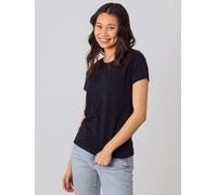 Honest Basics Damen Basic T-Shirt aus Bio- und recycelter Baumwolle Schwarz XL