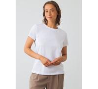 Honest Basics Damen Basic T-Shirt aus Bio- und recycelter Baumwolle Weiss L