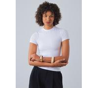 Honest Basics Damen Slim Fit T-Shirt aus Bio- und recycelter Baumwolle White XS
