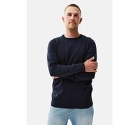 Honesty Rules Herren Strickpullover Basic aus Bio-Baumwolle, Runhalsausschnitt, Langarm, Navy, Gr. XL