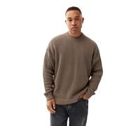 Honesty Rules Boxy Waffle Knitter Pullover mud M