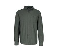 Honesty Rules Herren Langarm Hemd Basic aus Bio-Baumwolle, Olive, Gr. XL