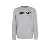 Honesty Rules Herren Sweatshirt Logo Embro Sweat (Grey-Mel)