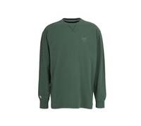 Honesty Rules Langarmshirt Herren, French Terry Signatur, bequemes Crew Neck Sweatshirt Loose Fit für Männer, Longsleeve aus 100% Bio-Baumwolle mit Rundhalsausschnitt