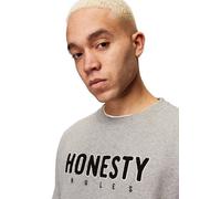 Honesty Rules Logo Embro Sweat grey-mel S