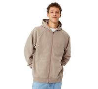 Honesty Rules Unisex Sweatjacke Loose Fit Raglan aus Bio-Baumwolle, Clay, Gr. L