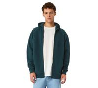 Honesty Rules Loose Fit Raglan Zip Hooded racing-green S