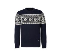 HONESTY RULES Pullover Norweger, blau, M navy