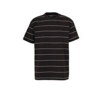 Honesty Rules Oversize French Terry Striped T-Shirt black L