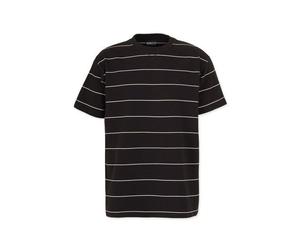 Honesty Rules Oversize French Terry Striped T-Shirt black XS