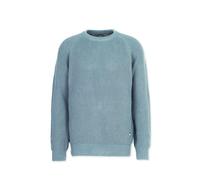 Honesty Rules Rib Pullover Herren, bequemer Strickpullover im Loose Fit für Männer, Crew Neck aus 100% Bio-Baumwolle, Langarm-Strick mit Rundhalsausschnitt und ohne Kapuze